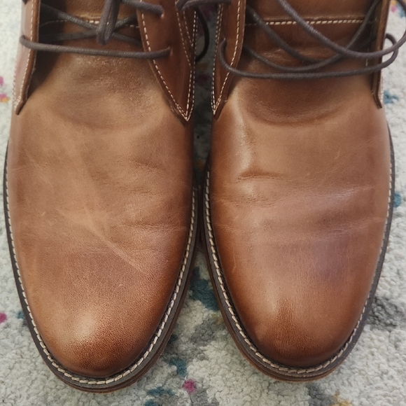 Johnston & Murphy Tan Leather Oxfords - Picture 10 of 10